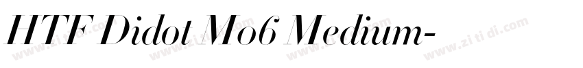 HTF Didot M06 Medium字体转换